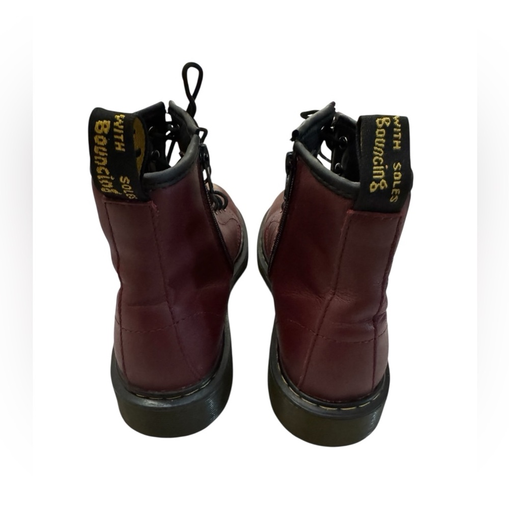 Dr Martens 1460 J Cherry Red Boots 5 Large 4 Medium - Picture 5 of 11